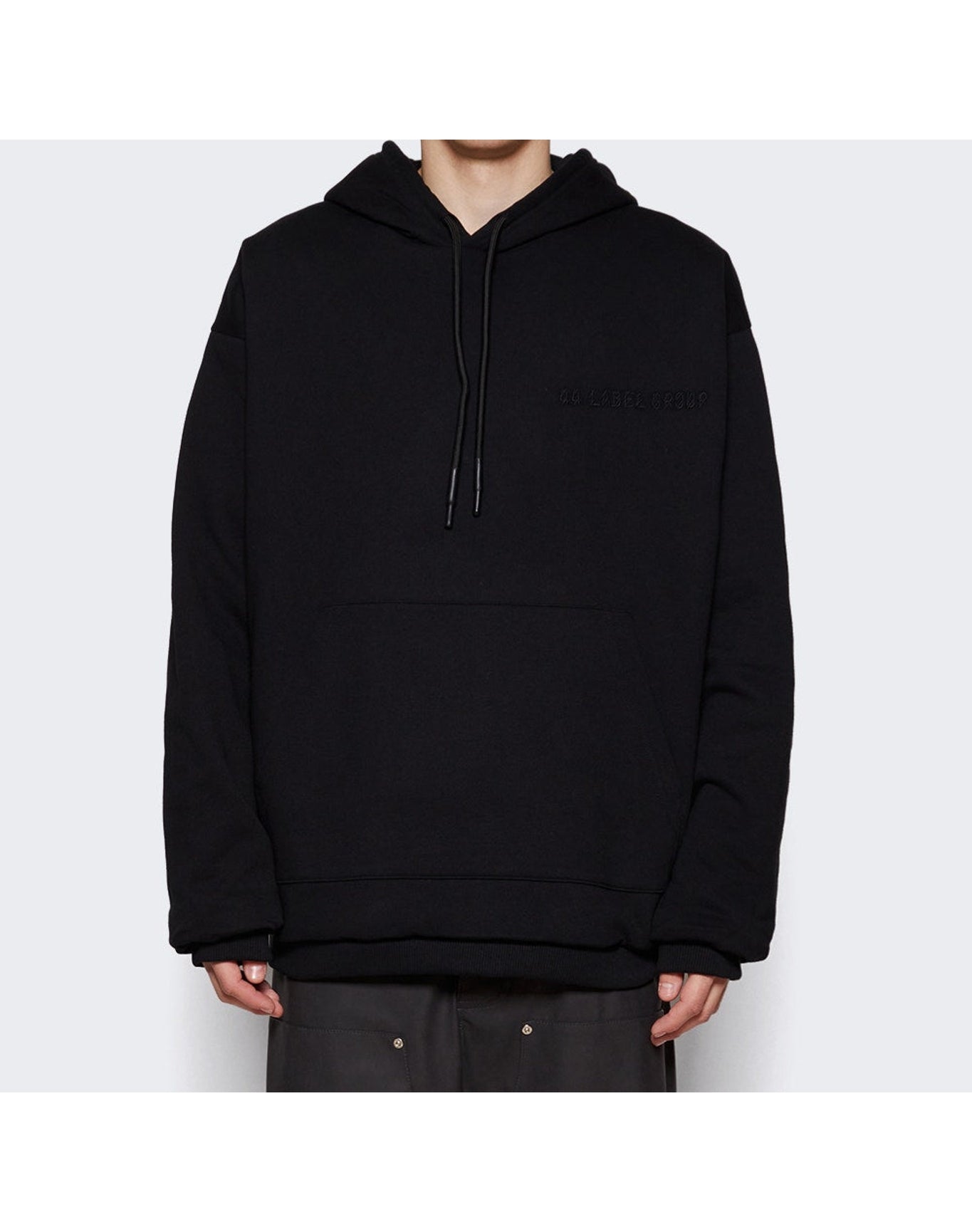44 Label Group | Men | Stretch Heavy Hoodie | Black