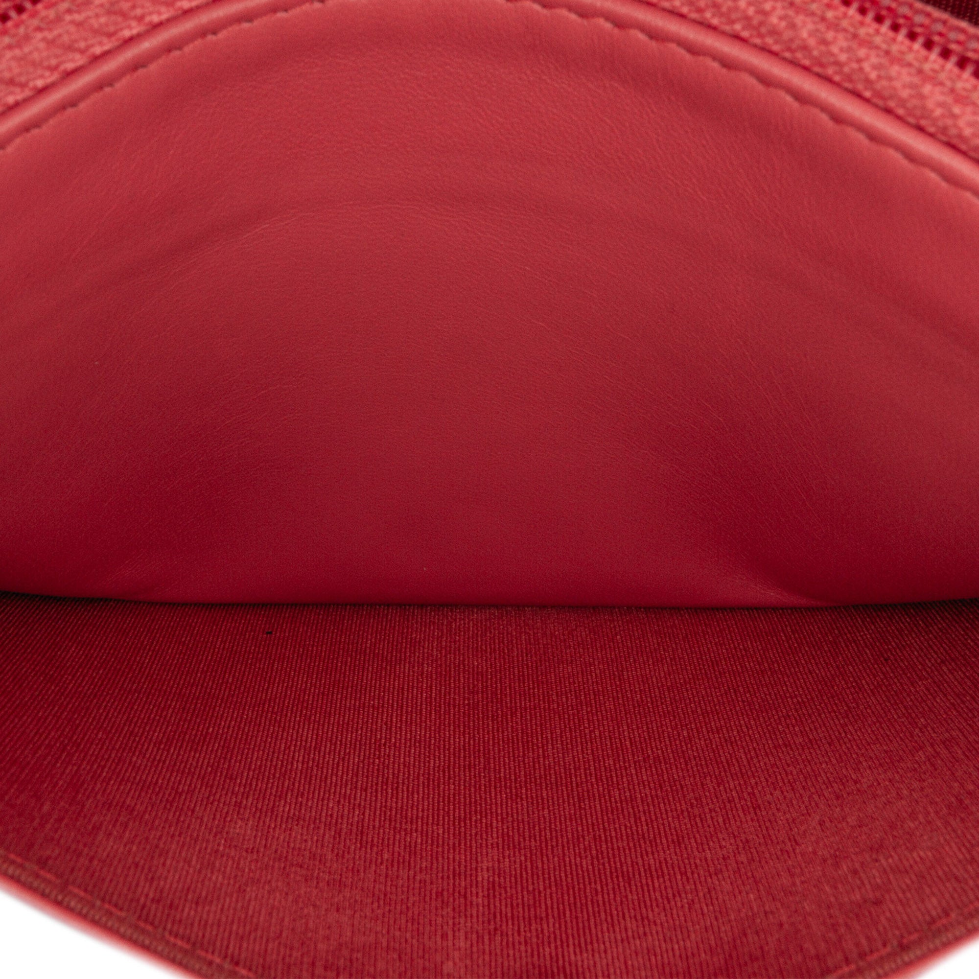 Chanel | Pre-Owned Quilted Lambskin Double Stitch Tassel Wallet On Chain | Pink