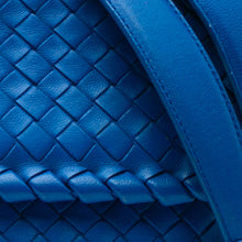 Bottega Veneta | Pre-Owned Medium Nappa Intrecciato Olimpia Shoulder Bag - I | Blue