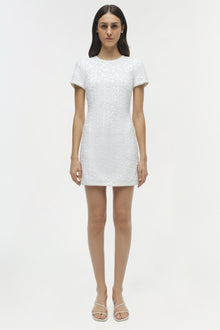 Womens | Clove Embellished Mini Dress | Ivory