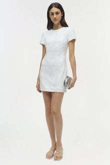Womens | Clove Embellished Mini Dress | Ivory