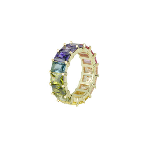 gold rainbow ring