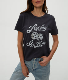 Lucky in Love Graphic Tee | Oxide