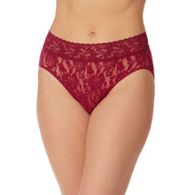 Signature Lace French Brief | Dark Pomegranate Red