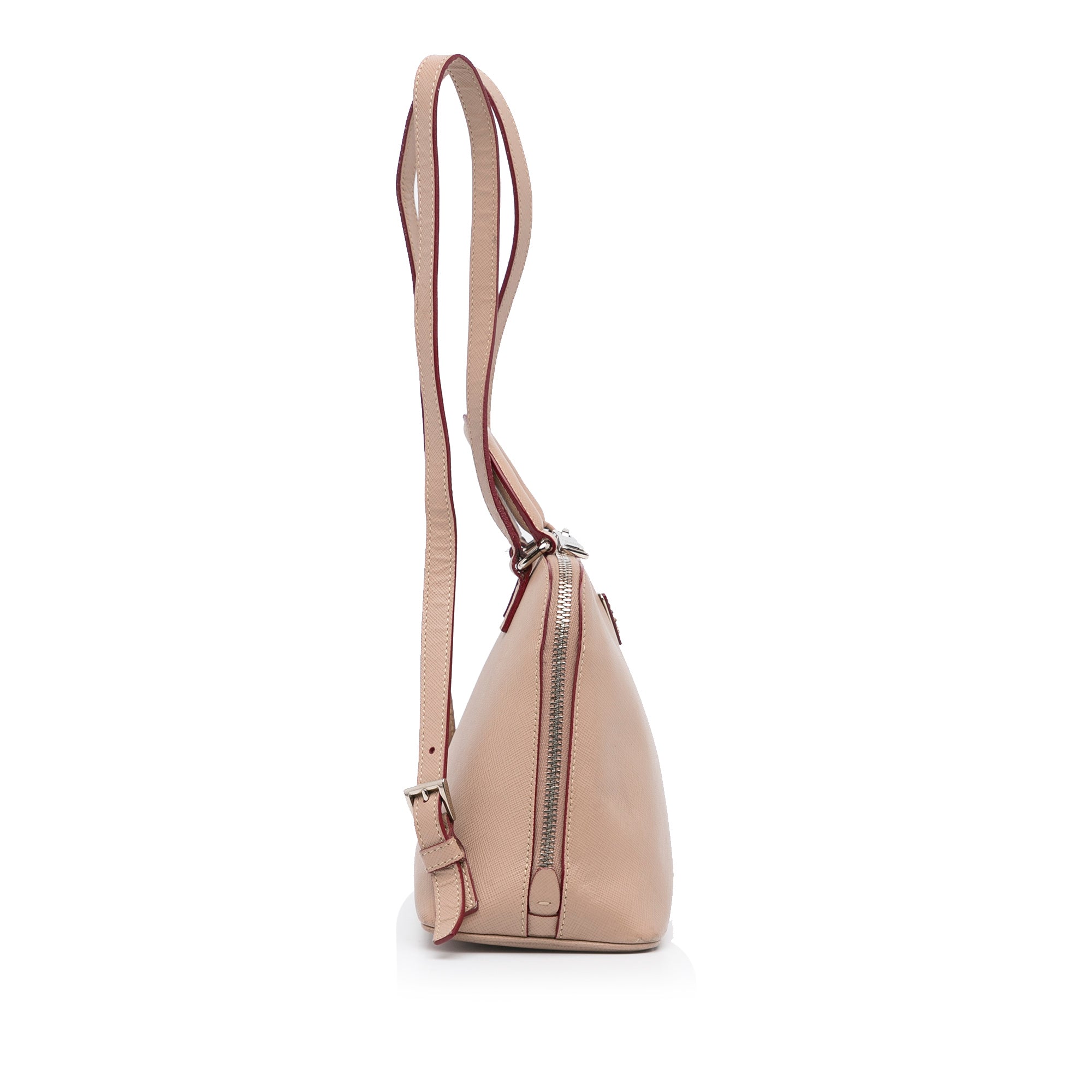 Prada Pre-Owned Saffiano Lux Promenade Backpack | Women | Brown x Nude