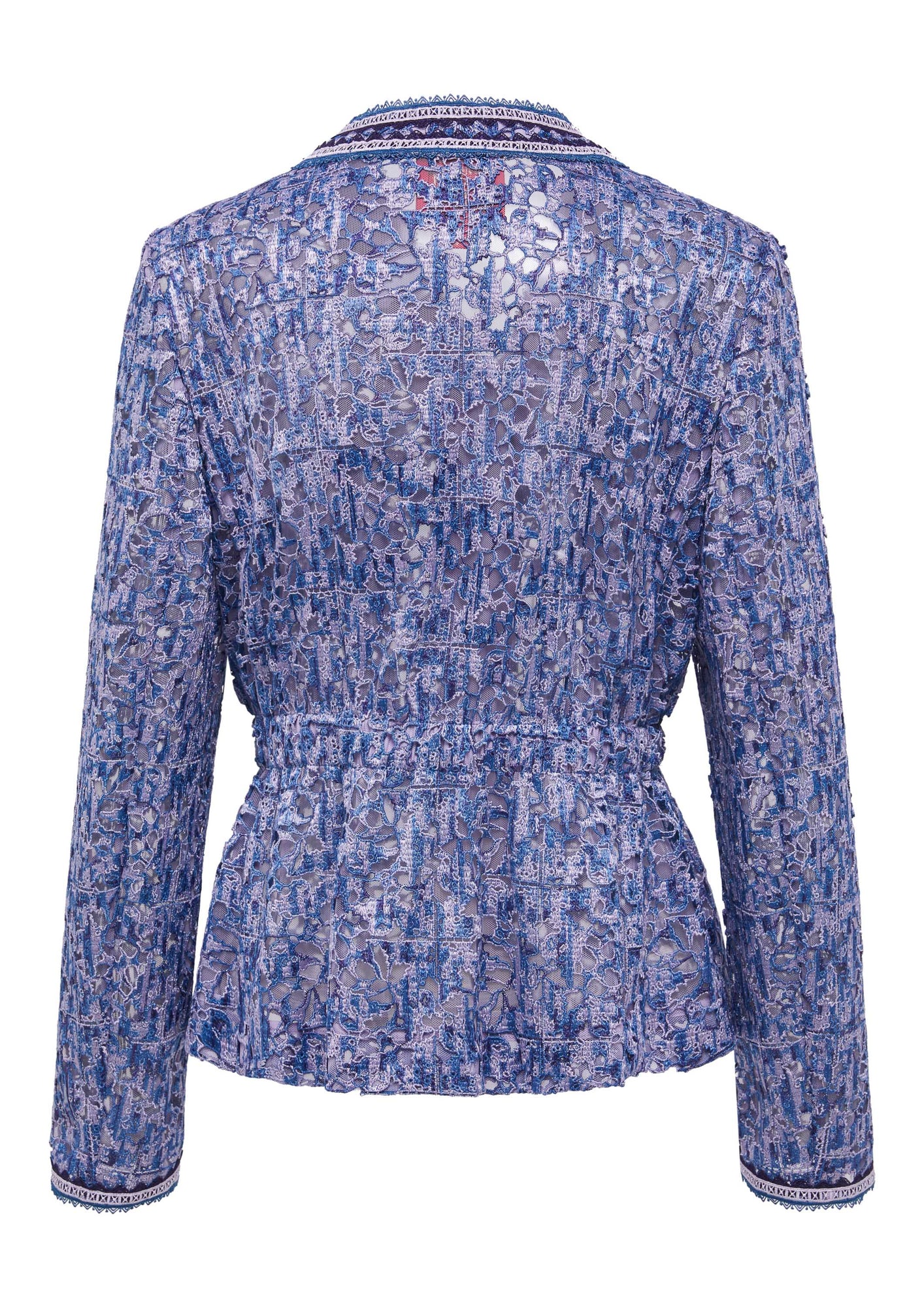 Tweed-Style Jacket | Blue