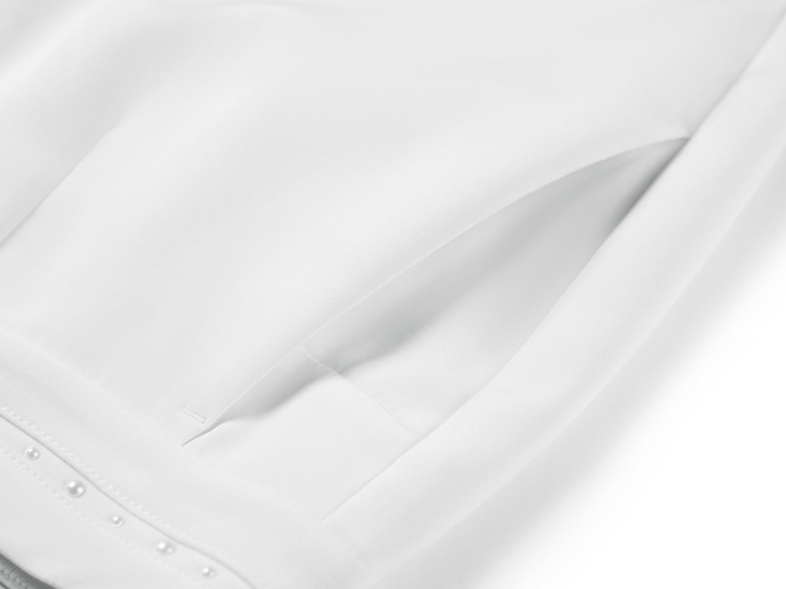 Straight Leg Trouser | White