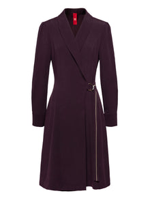 Sanding Mulberry Silk Dress | Purple