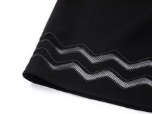 Triacetate Midi Skirt | Black