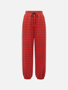 Drawstring Sport Pants | Red