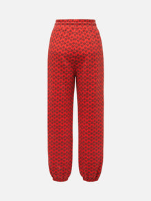 Drawstring Sport Pants | Red