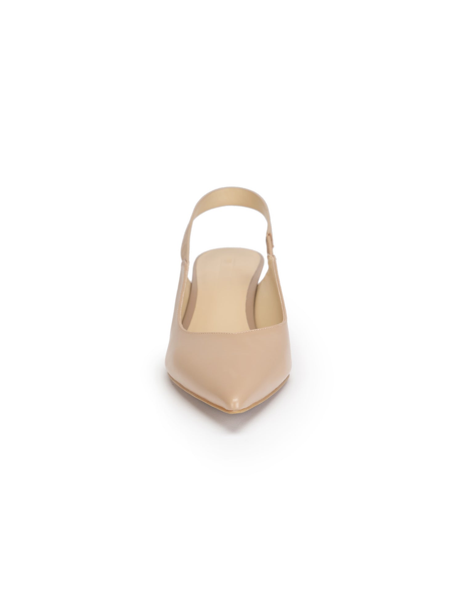 Pointed-Toe Heel | Camel