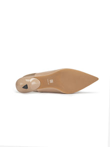 Pointed-Toe Heel | Camel