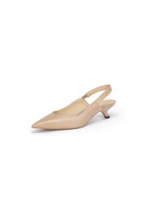 Pointed-Toe Heel | Camel