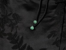 Mulberry Silk Embossed Midi Skirt | Black