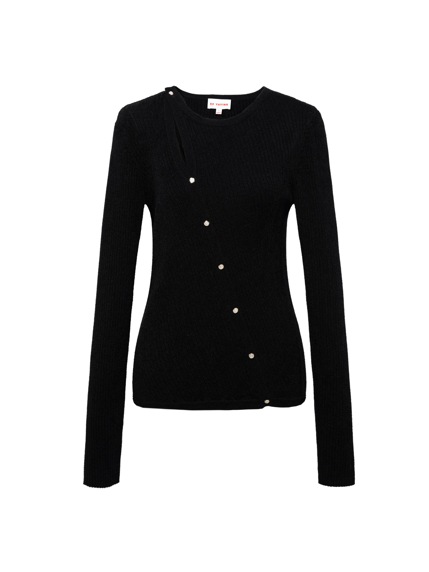 Velvet Knit Top | Black