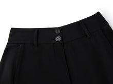 High-Waisted Wide Leg Pants | Black