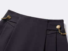 A-Shaped Pleated Mimiskirt | Black