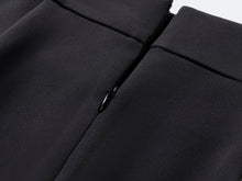 A-Shaped Pleated Mimiskirt | Black