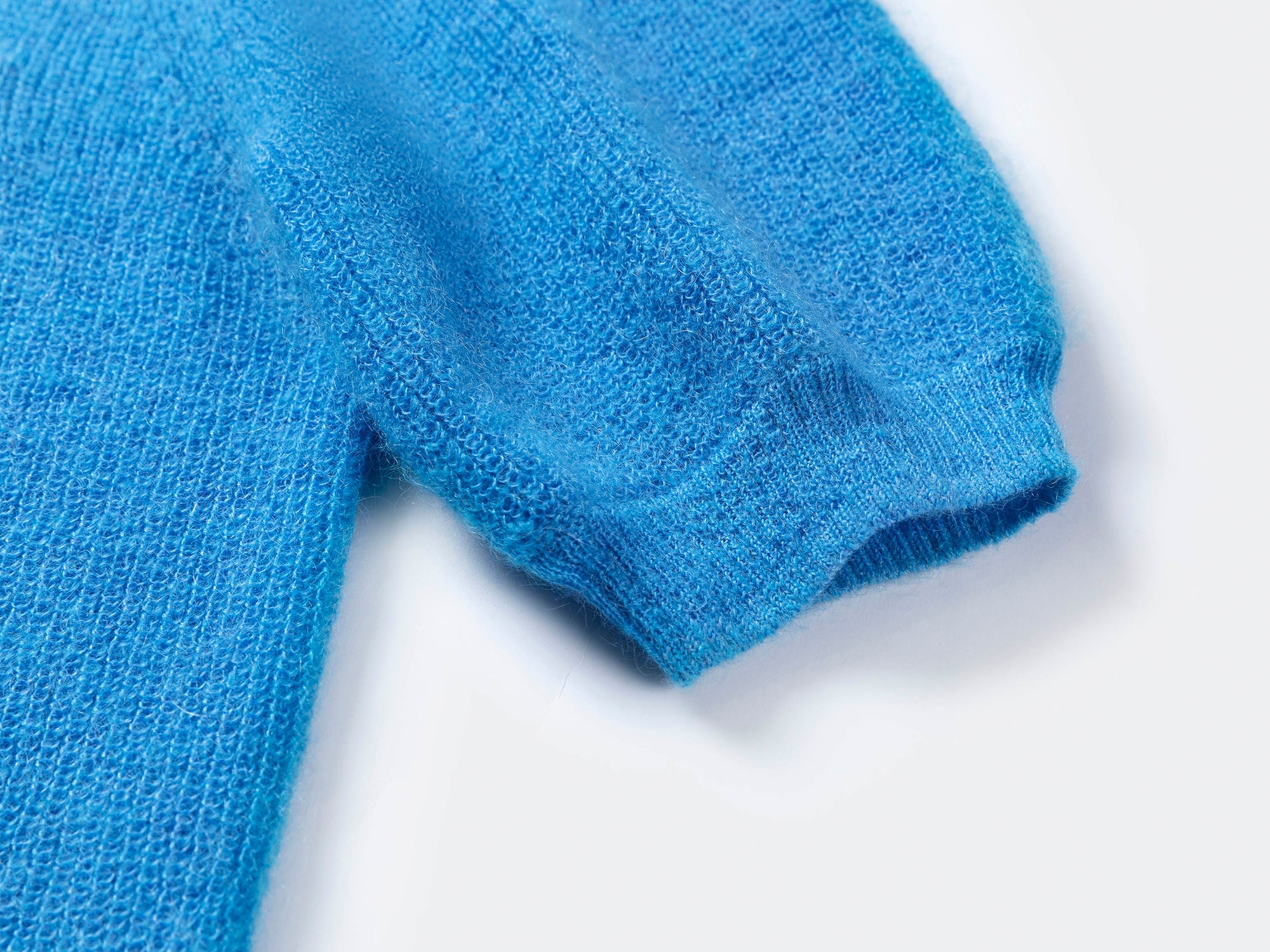Short-Seleves Knit Cardigan | Blue