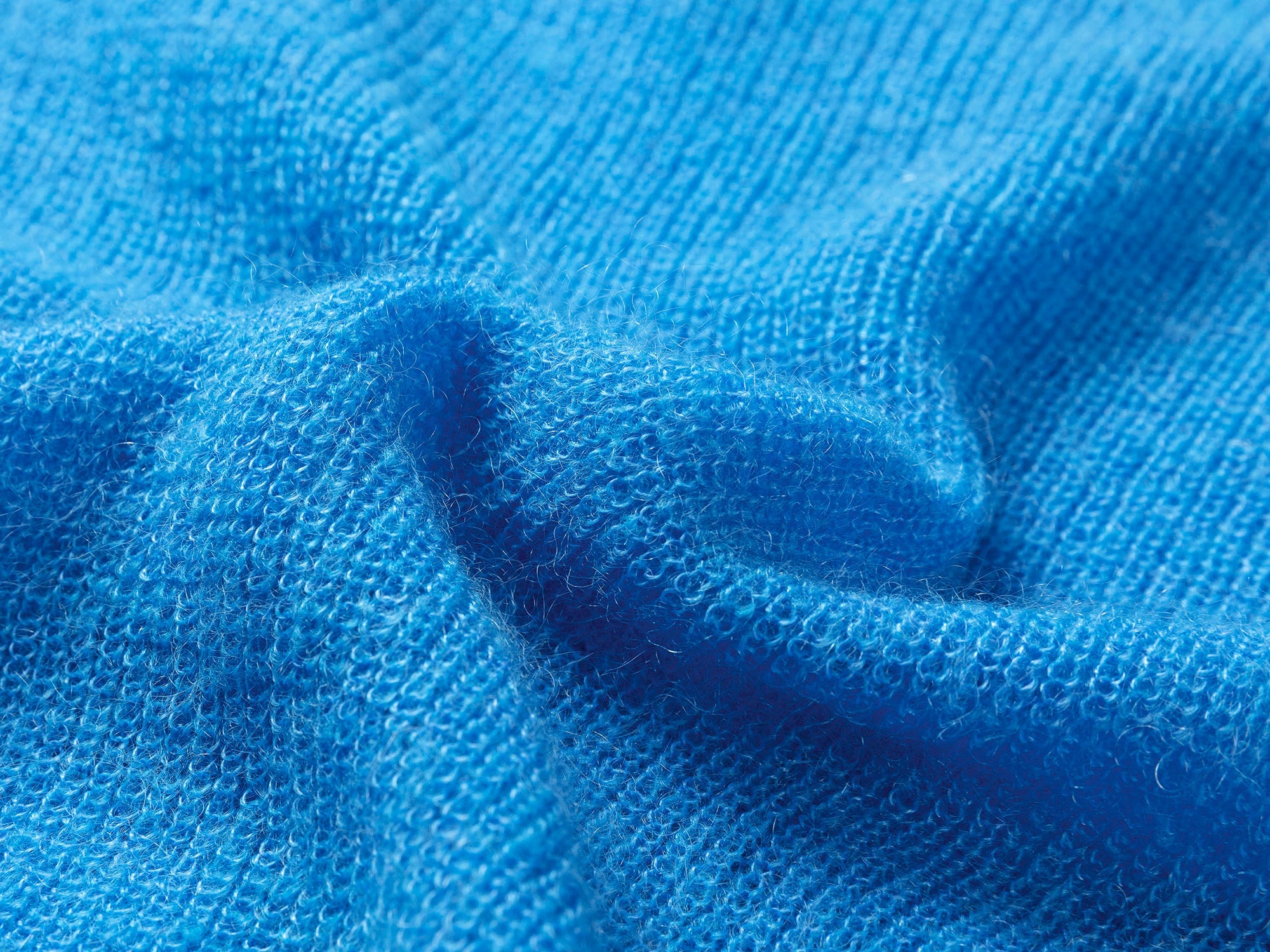 Short-Seleves Knit Cardigan | Blue