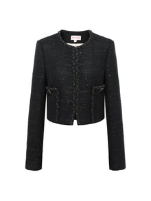 Cropped Jacket | Black