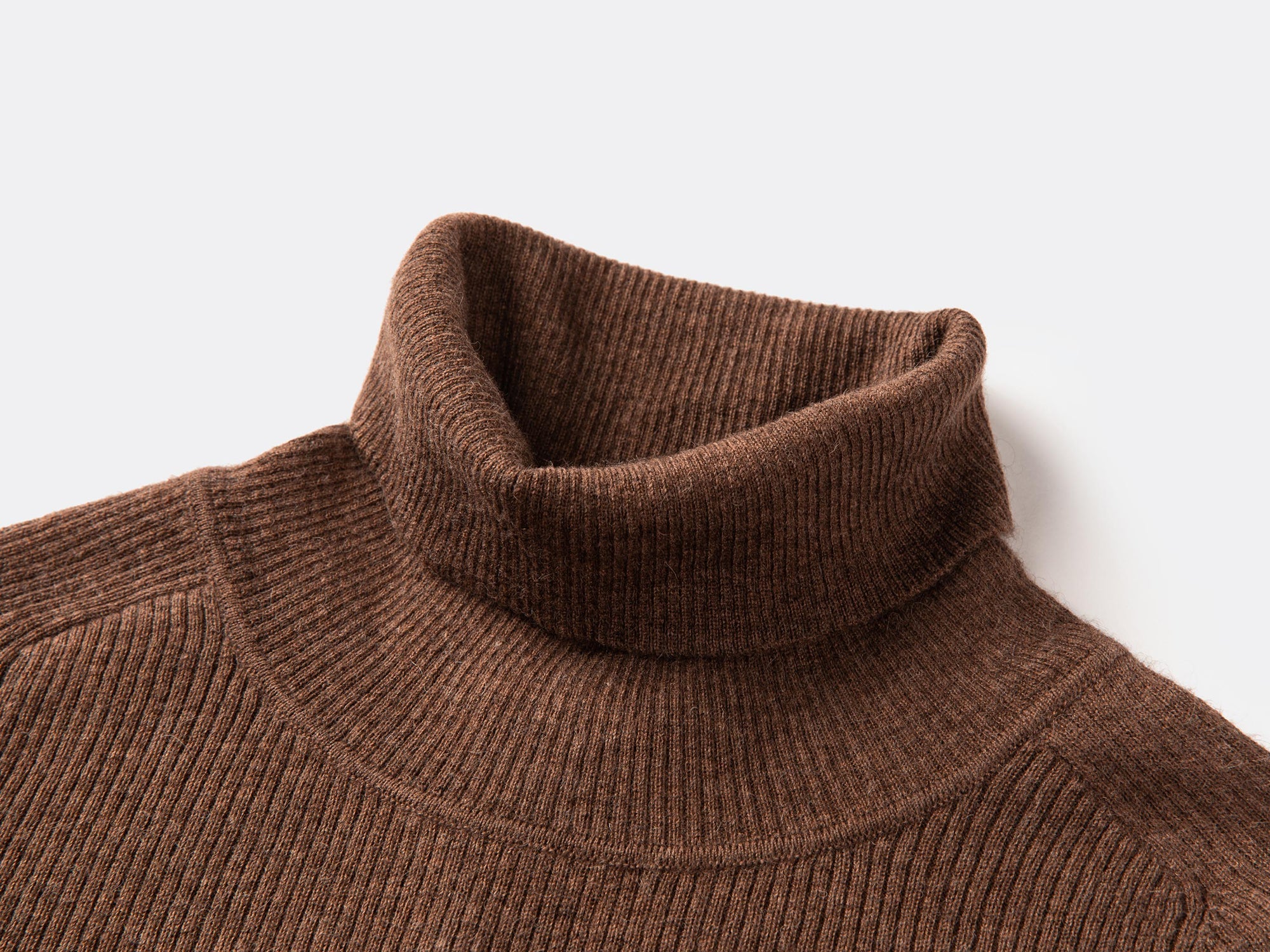 No-Dye Yak Cashmere Knit Top | Brown