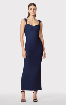 Sweetheart Banded Gown | Classic Blue