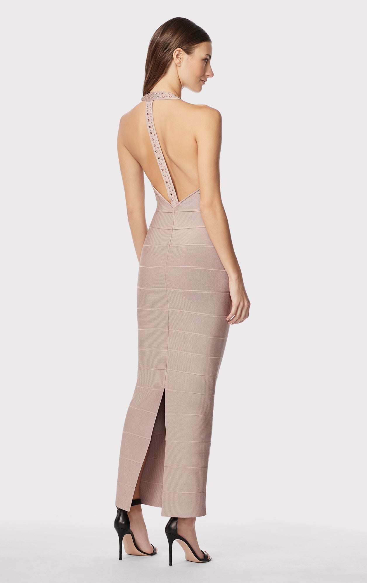 Halter Crystal Gown | Bare