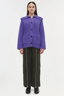 Womens | Hollie Cardigan | Ultraviolet