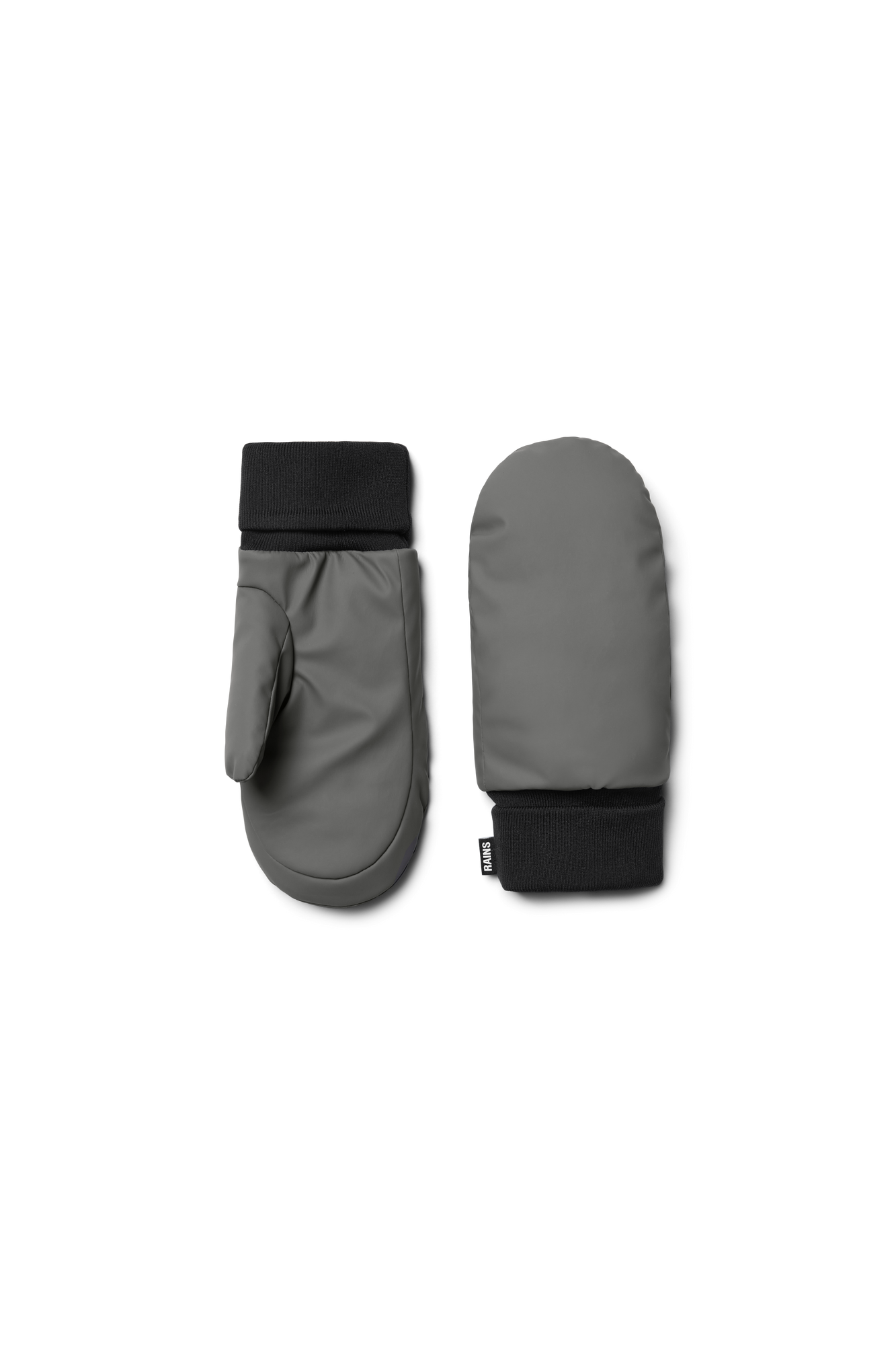 RAINS Alta Puffer Mittens Grey Gloves