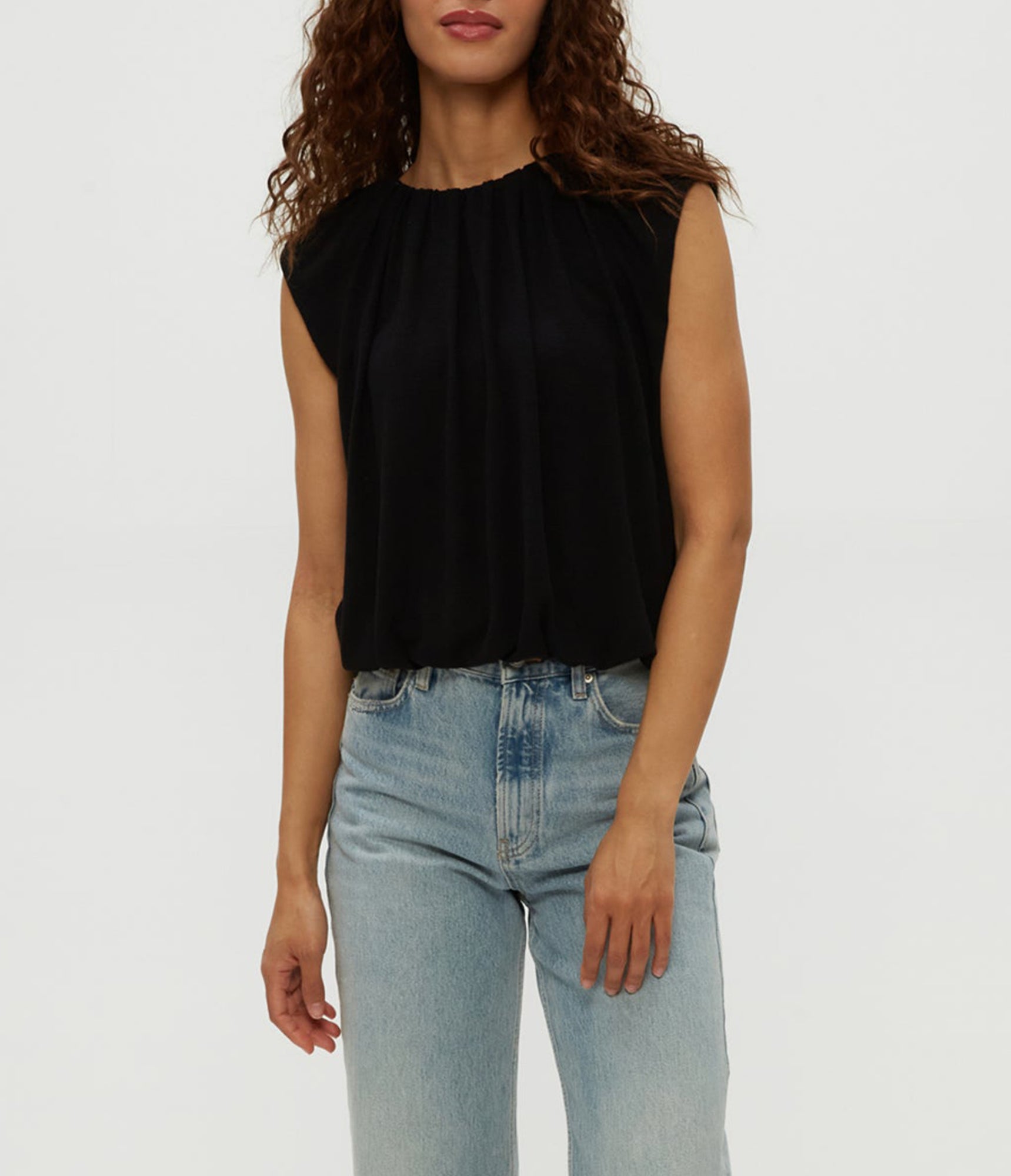 Cindy Bubble Top | Black