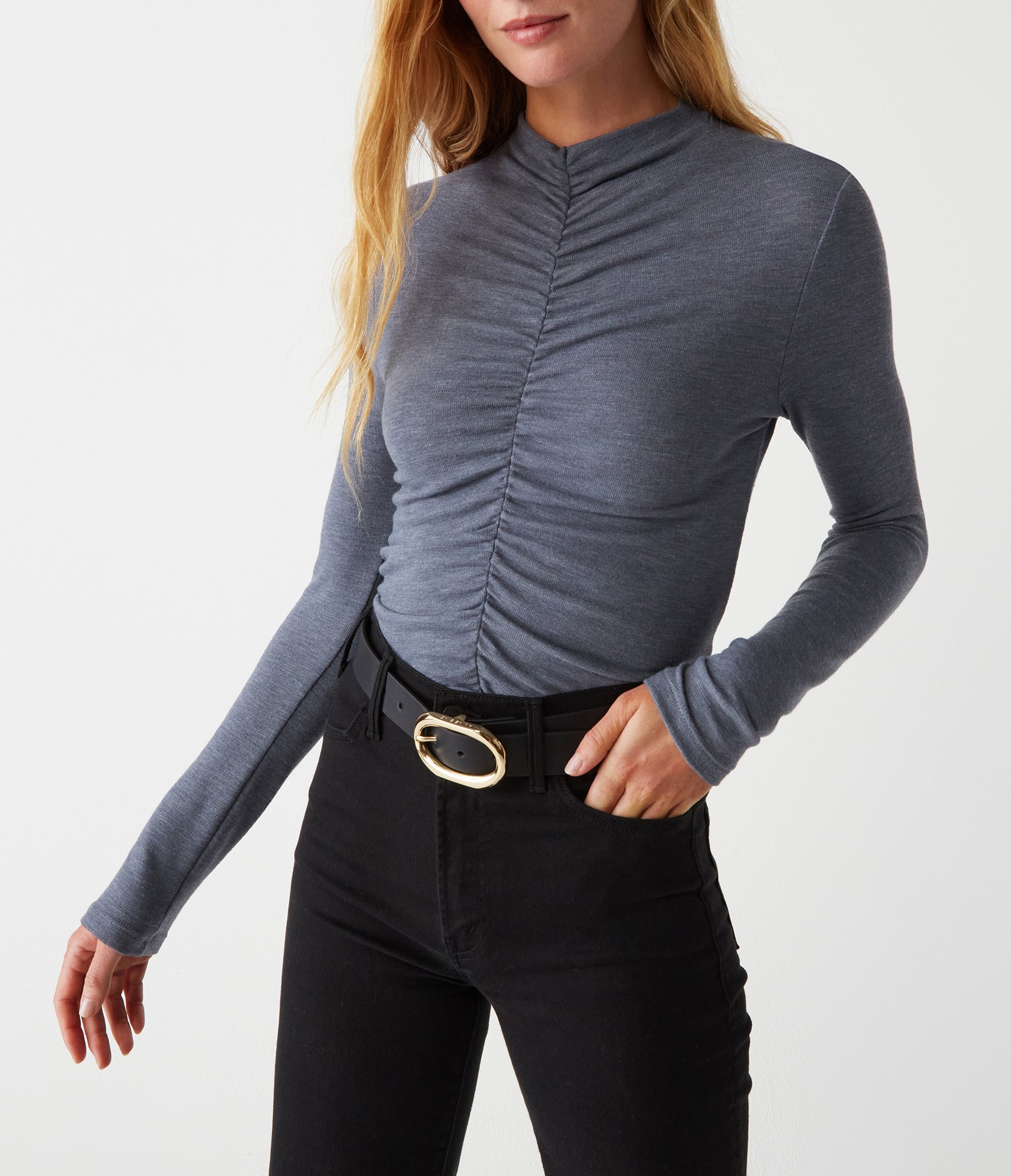 Evelyn Ruched Top | Nocturnal
