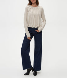 Sona Bubble Top | Oatmeal