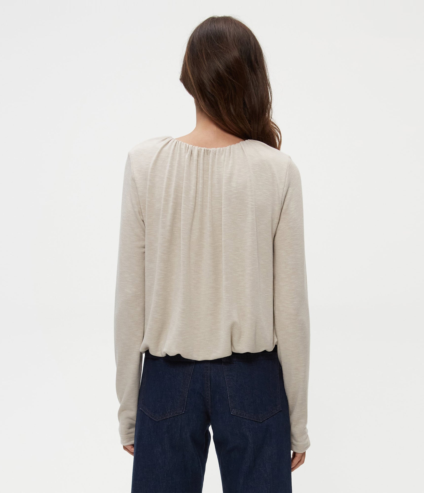 Sona Bubble Top | Oatmeal