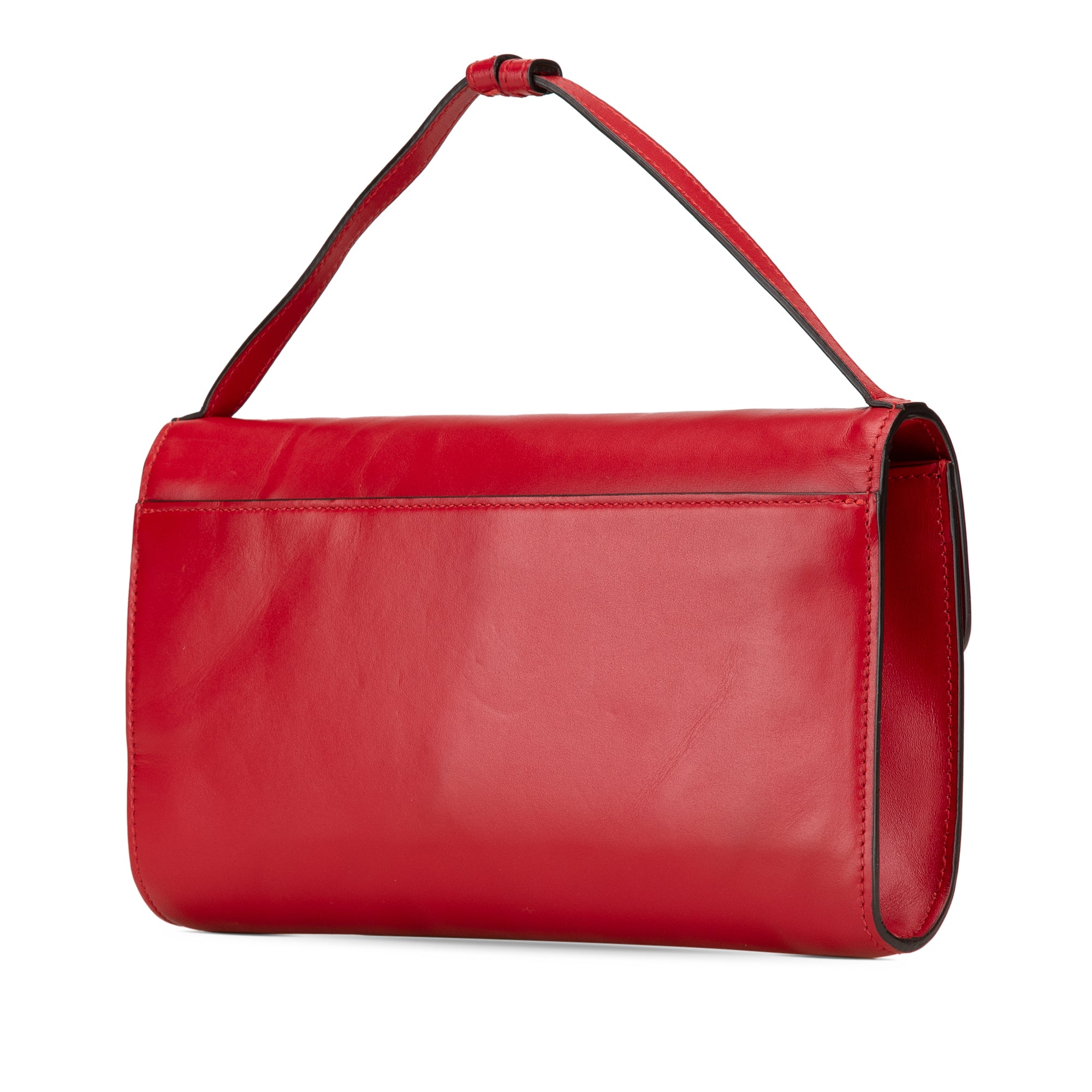 Gucci | Pre-Owned Small Leather Zumi Satchel | Red