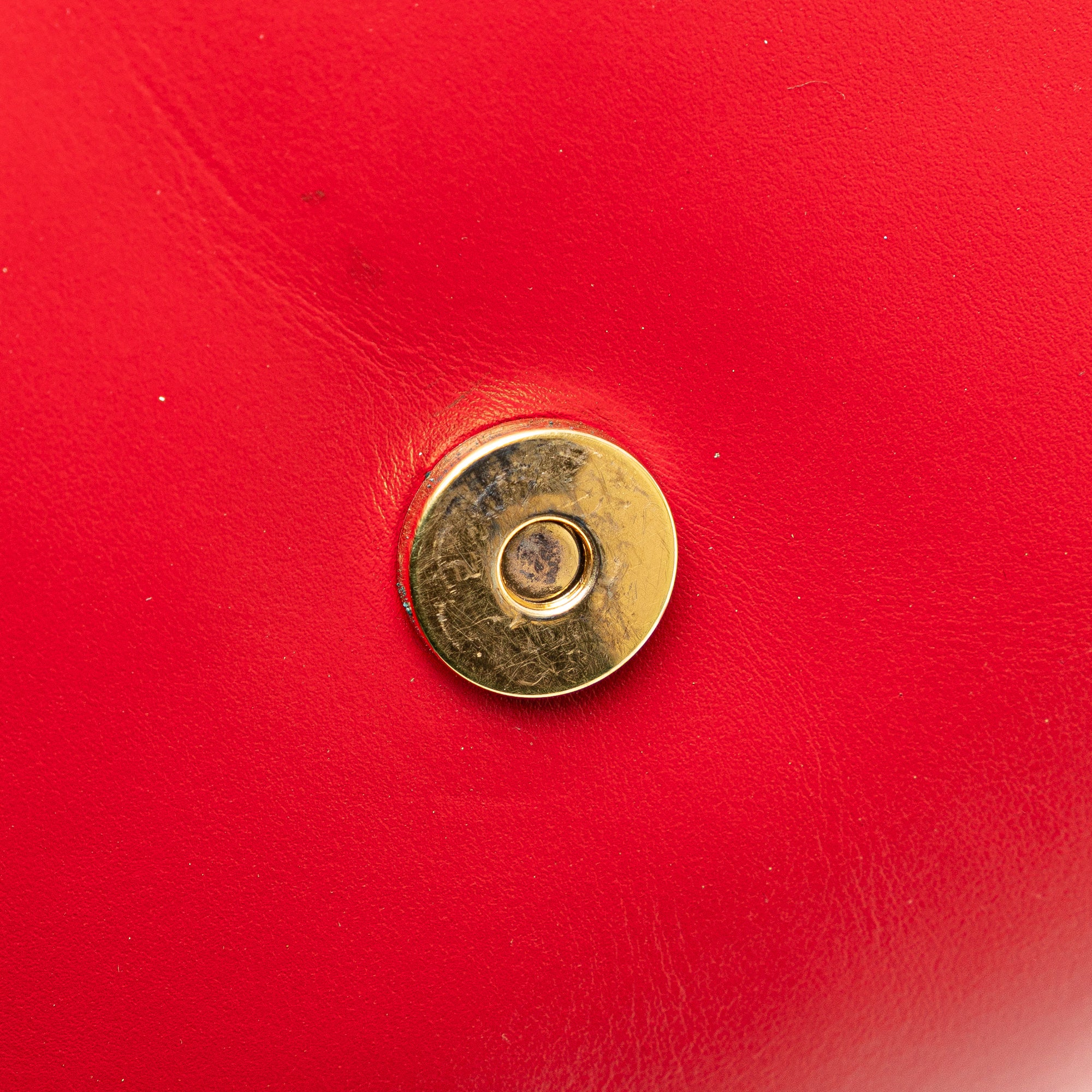 Gucci | Pre-Owned Small Leather Zumi Satchel | Red