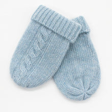 Kids | Cashmere Mitten Gloves | Powder Blue