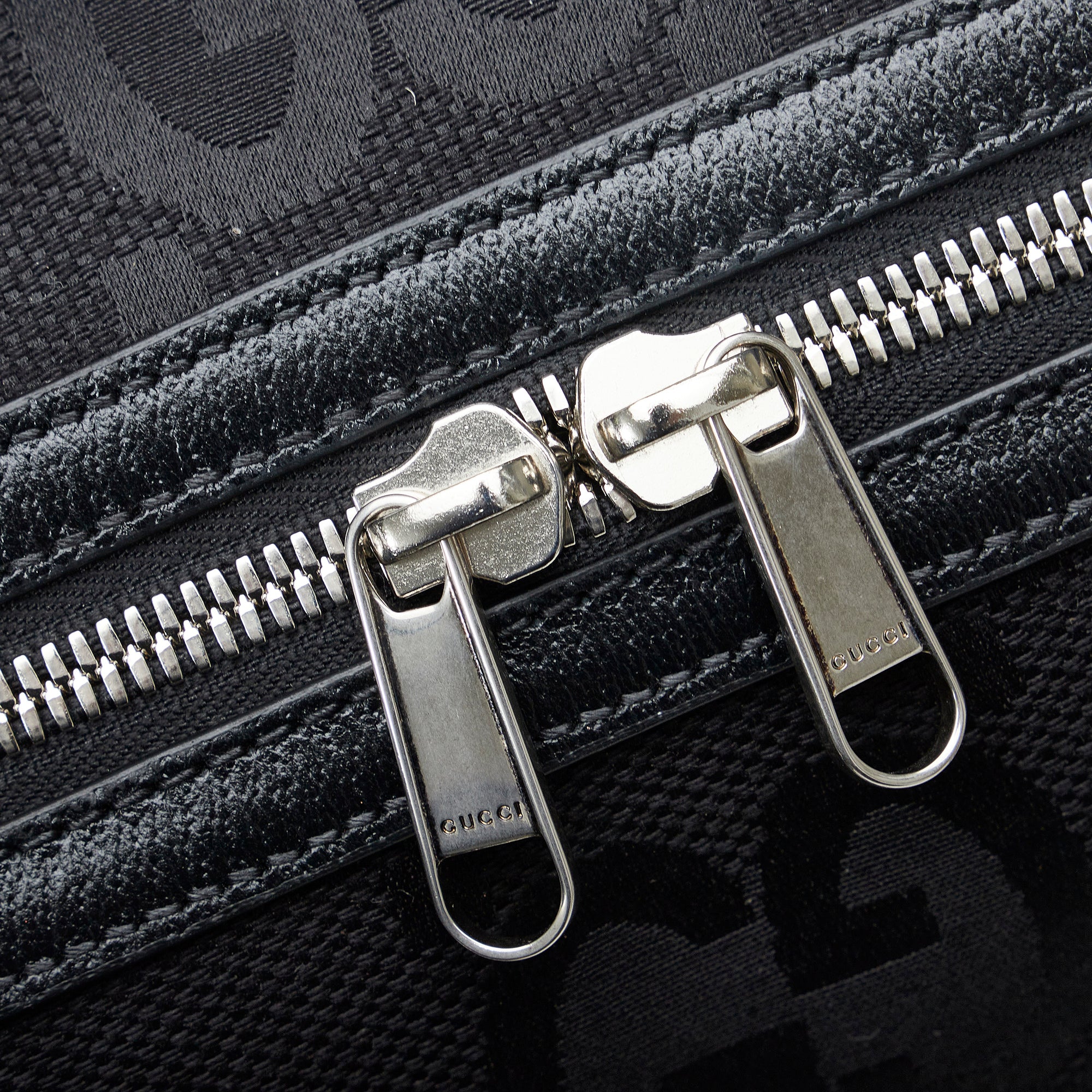 Gucci | Pre-Owned Small Jumbo GG Canvas Duffle Bag | Black