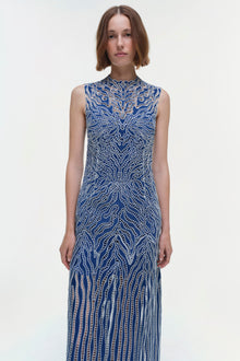 Womens | Giovanna Dress | Marine Multi