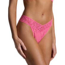 Signature Lace Original Rise Thong | Amused (Pink)