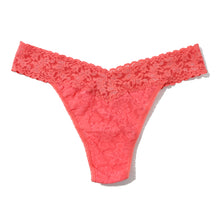 Signature Lace Original Rise Thong | Courageous Coral