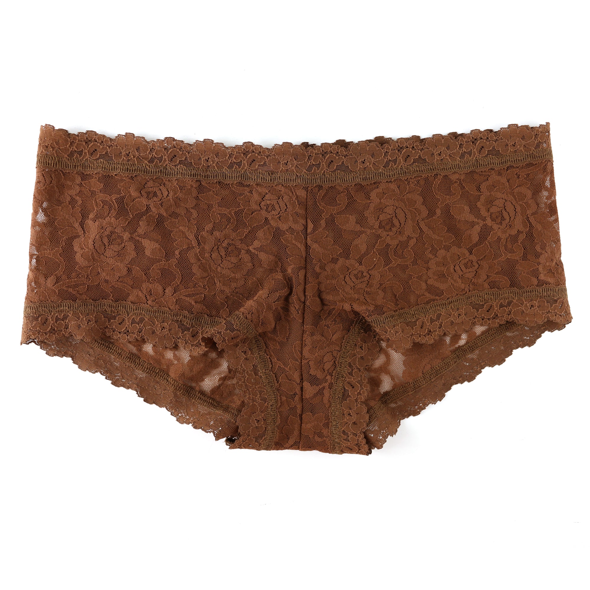 Signature Lace Boyshort | Macchiato