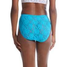 Signature Lace High Cut Brief | Kingfisher Blue