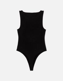 High Neck Bodysuit | Black