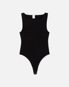 High Neck Bodysuit | Black