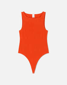 High Neck Bodysuit | Persimmon