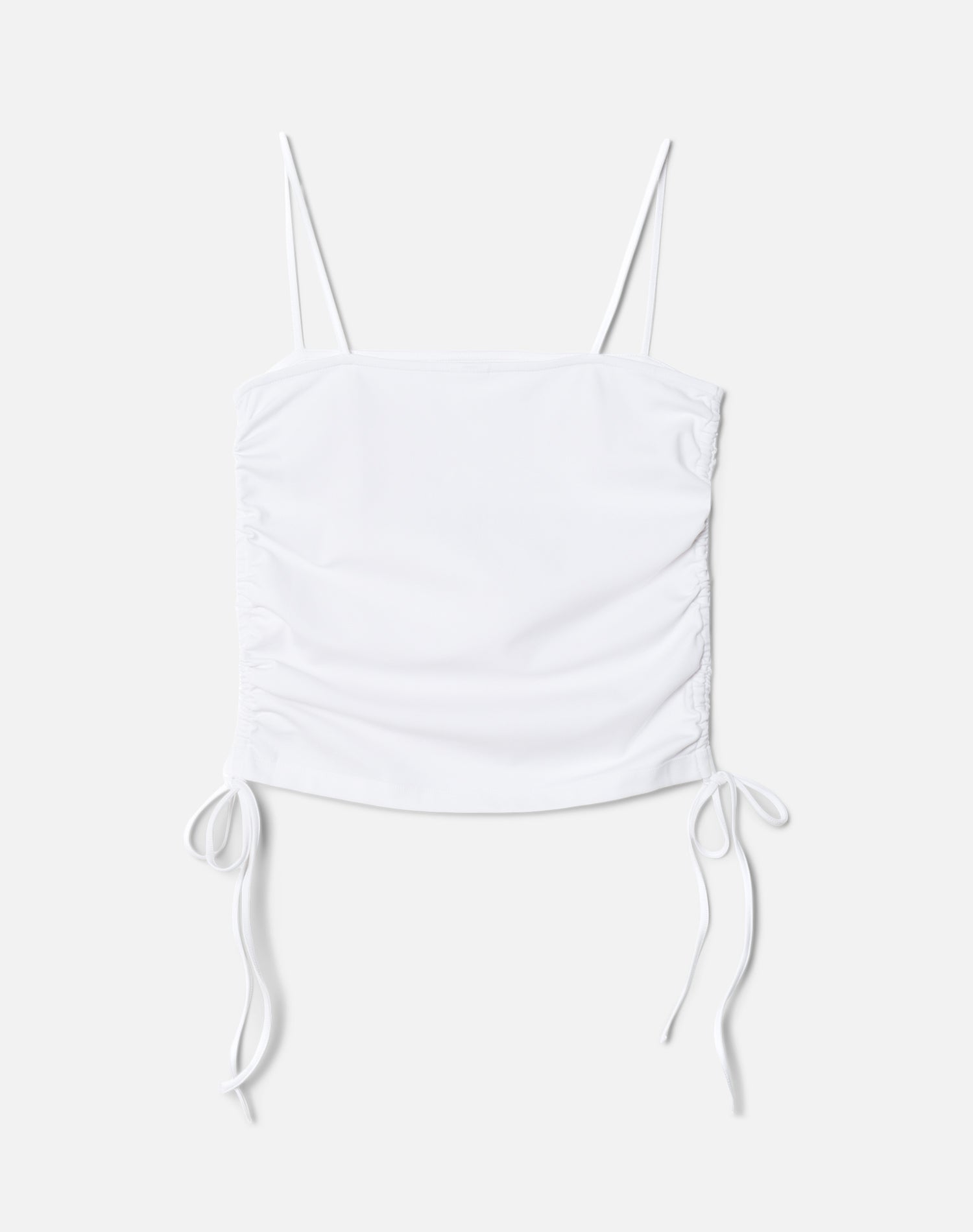 Scrunch Tube Tank | White