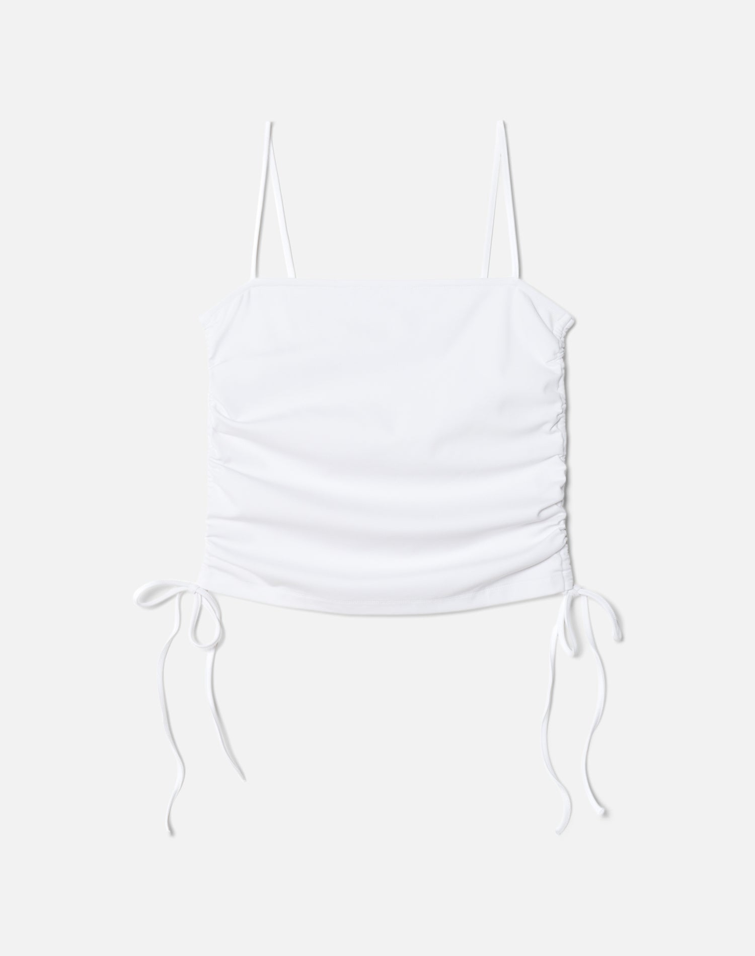 Scrunch Tube Tank | White