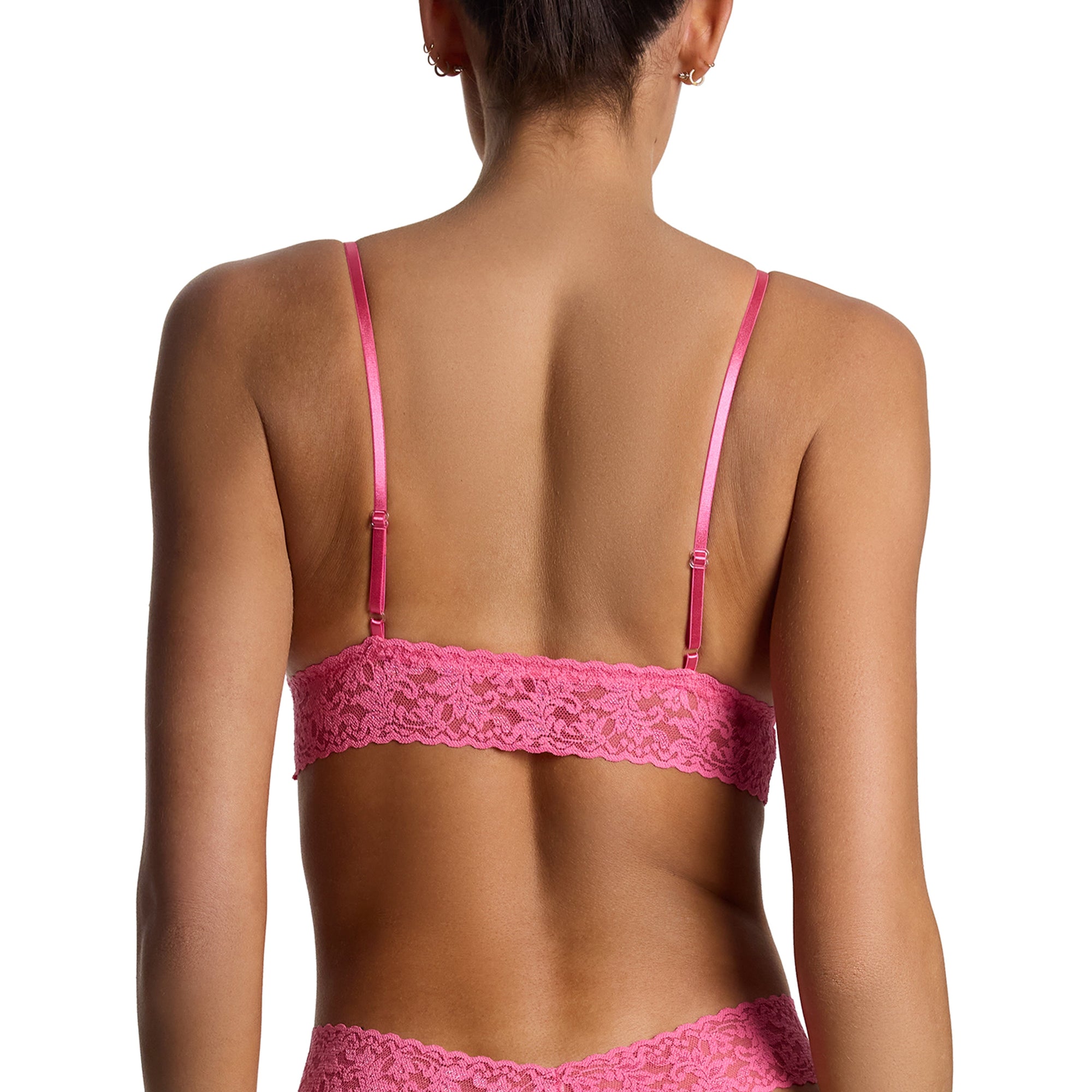 Signature Lace Padded Bralette | Amused (Pink)